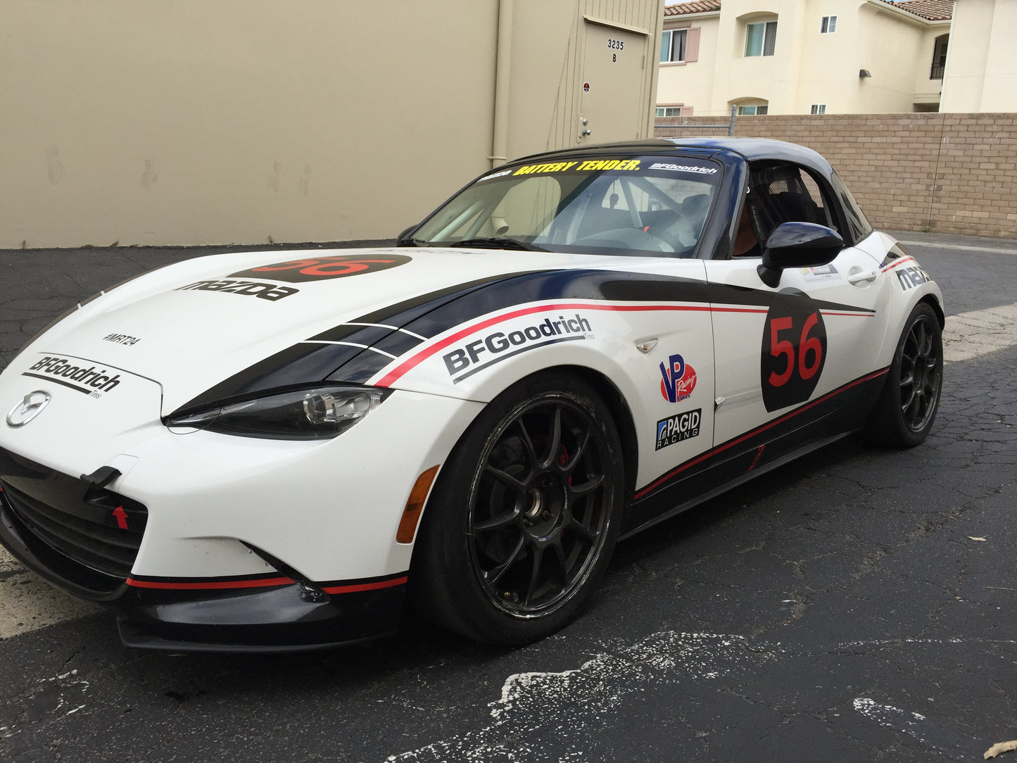 MX-5 Cup Car Fiberglass Hardtop