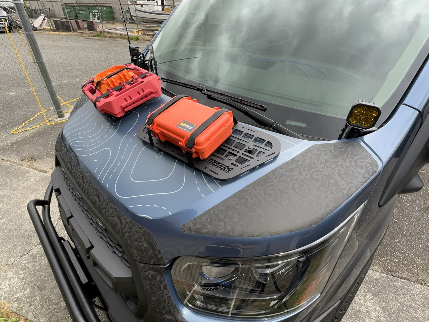 Dgmotorsports Tech Vent Molle Panel Combo for the Ford Transit Van