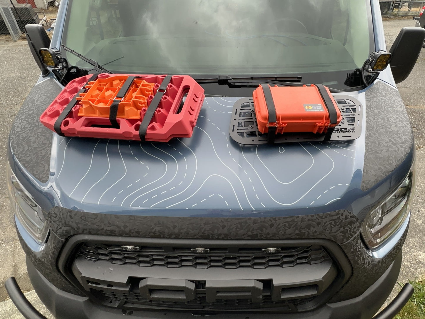 DGmotorsports  Tech Vent Molle Panel for the Ford Transit Van